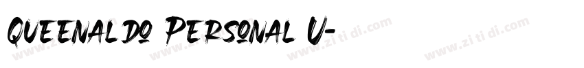 Queenaldo Personal U字体转换